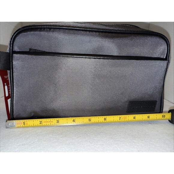 PERRY ELLIS PORTFOLIO Men's Grey  Travel Kit With Non Skid Bottle &  Handle New - Picture 15 of 16